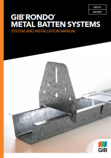 GIB® Rondo® Metal Batten Systems